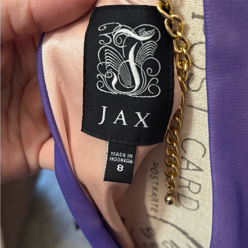 Jax Purple Backless Dress - Picture 6 of 6
